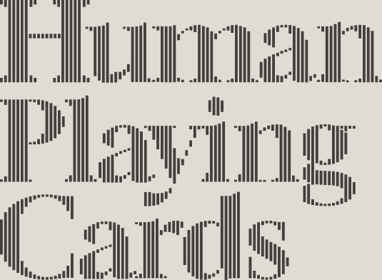 Human Playing Cards
